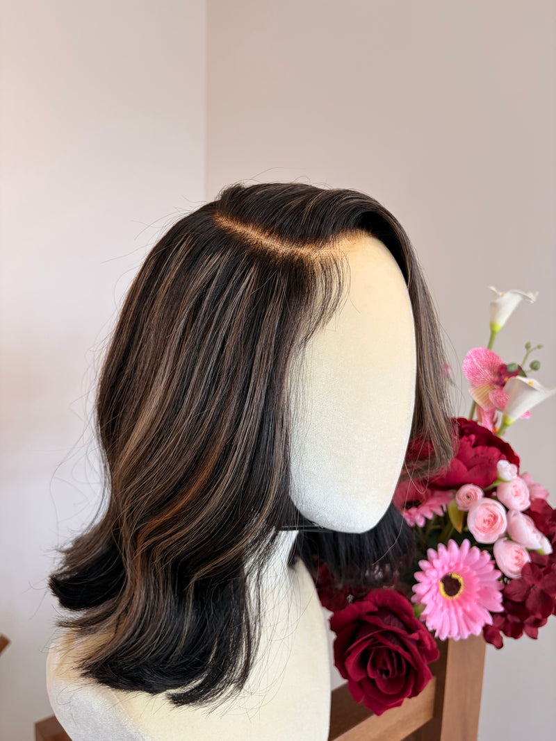 Mushroom Pinstripe Bob
